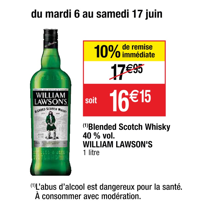 Blended Scotch Whisky 40 % vol. WILLIAM LAWSON'S