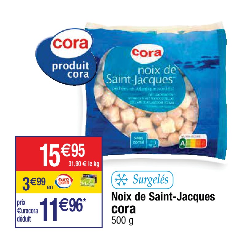 Noix de Saint-Jacques cora