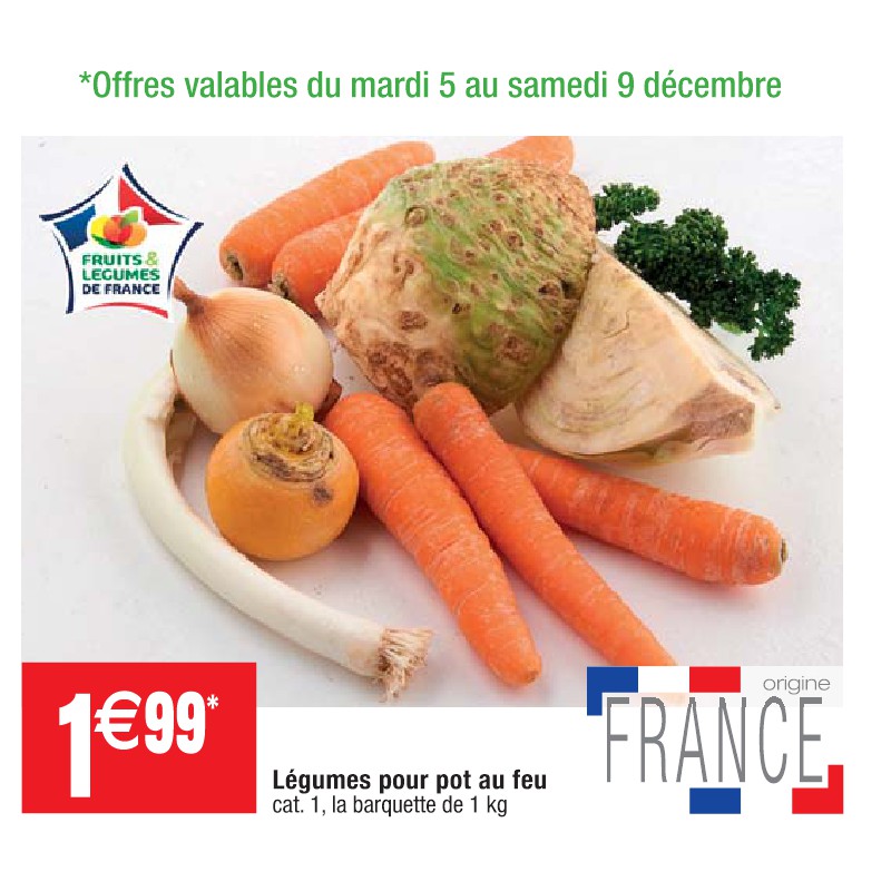 Légumes pour pot au feu