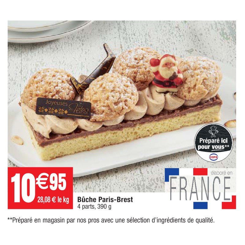 Bûche Paris-Brest