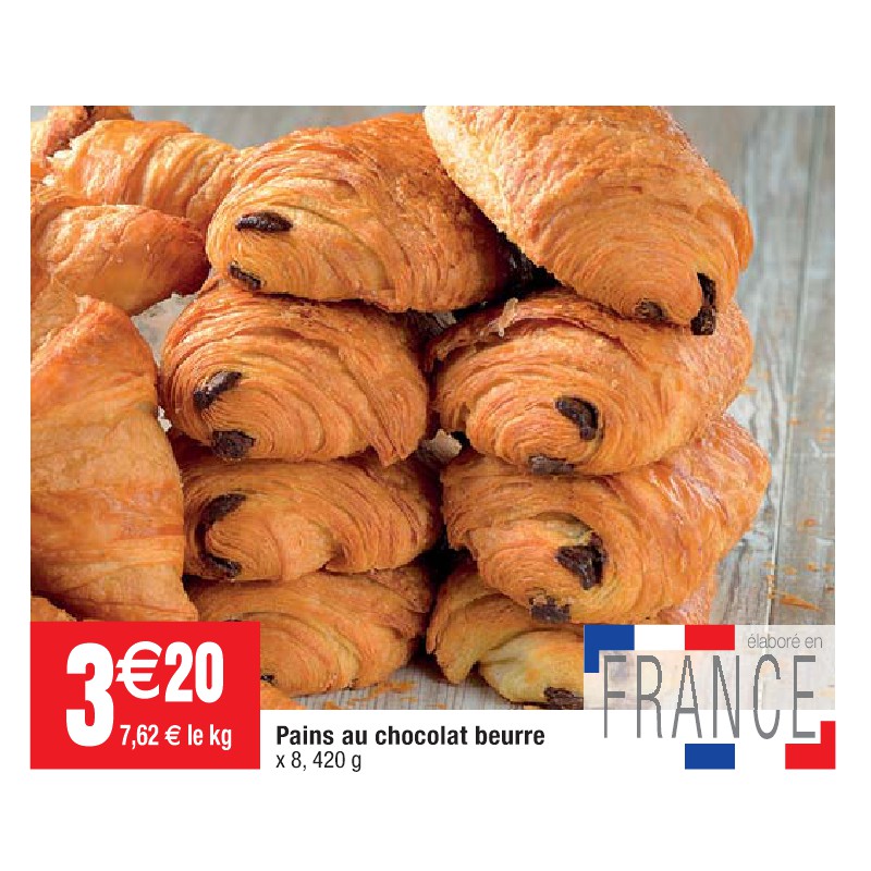 Pains au chocolat beurre