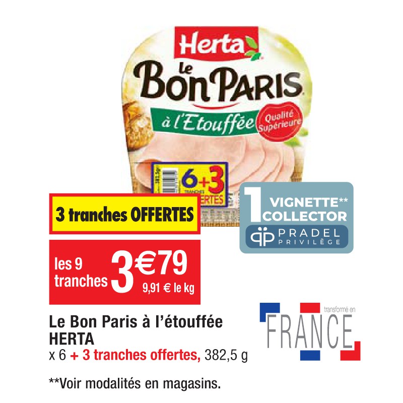 Le Bon Paris à l’étouffée HERTA