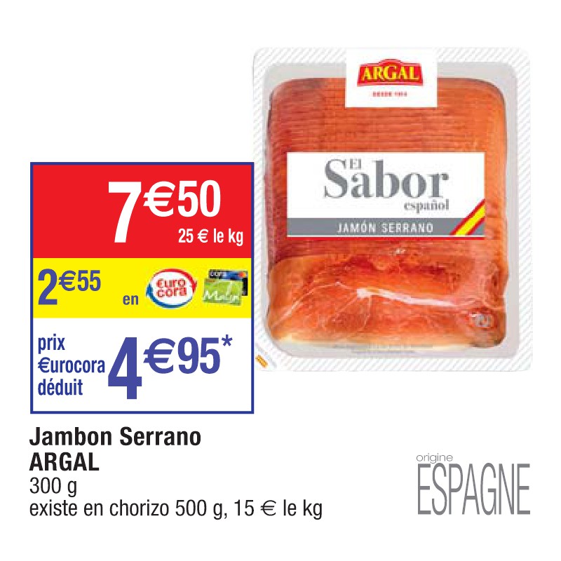 Jambon Serrano ARGAL