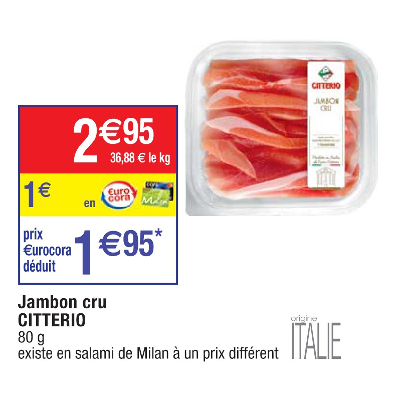 Jambon cru CITTERIO