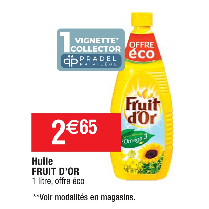 Huile FRUIT D’OR