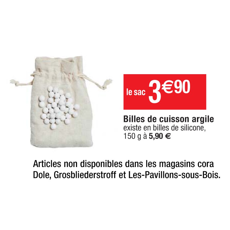 Billes de cuisson argile