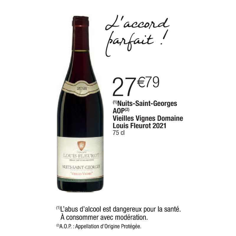 Nuits-Saint-Georges AOP Vieilles Vignes Domaine Louis Fleurot