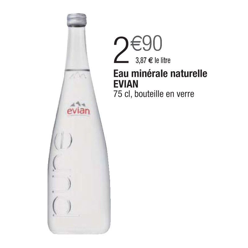 Eau minérale naturelle EVIAN