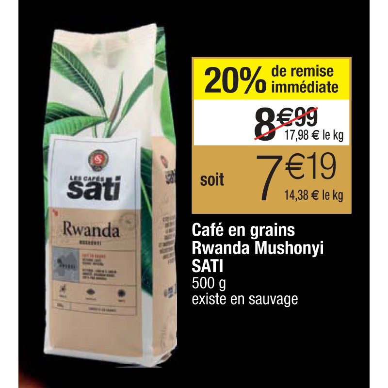 Café en grains Rwanda Mushonyi SATI