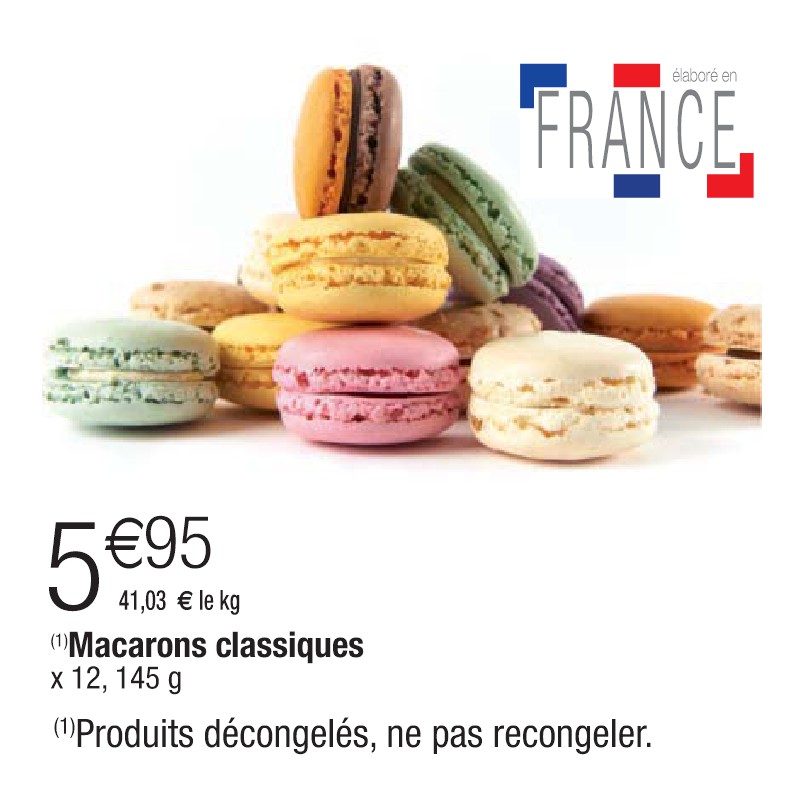 Macarons classiques