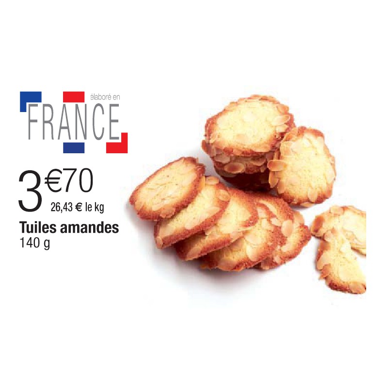 Tuiles amandes