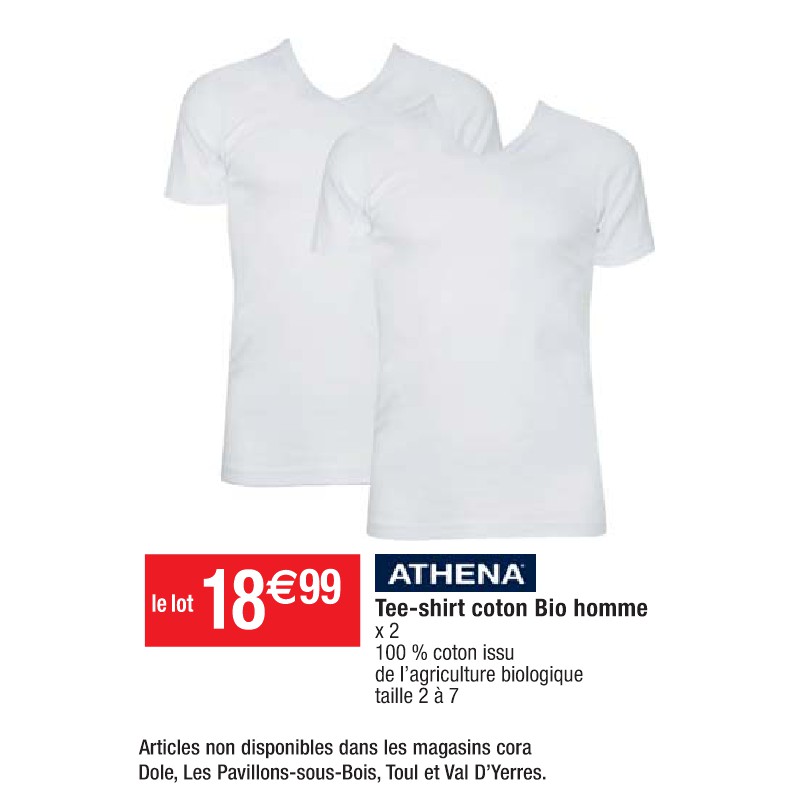 Tee-shirt coton Bio homme