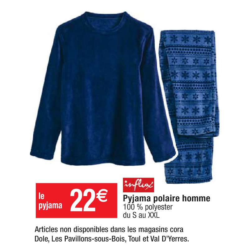 Pyjama polaire homme