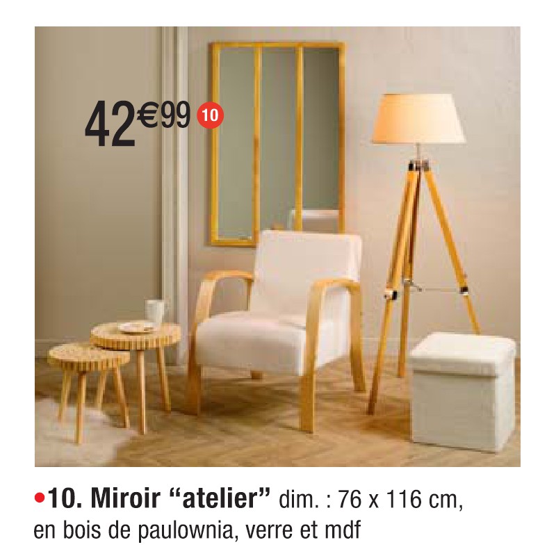 Miroir ‘‘atelier’’