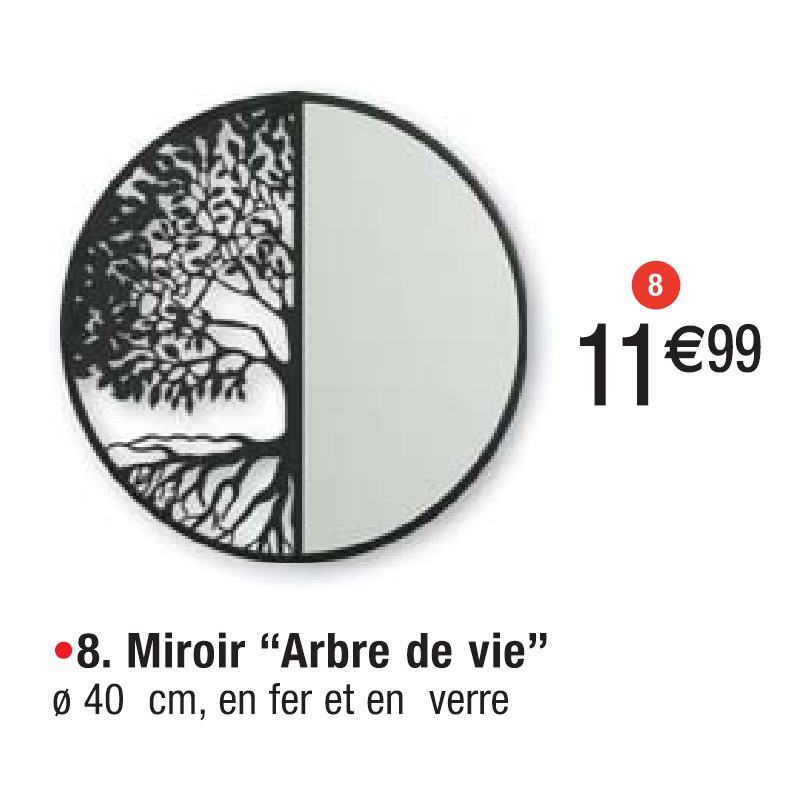 Miroir ‘‘Arbre de vie’’