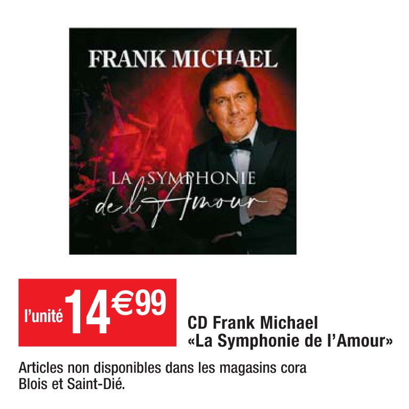 CD Frank Michael «La Symphonie de l’Amour»