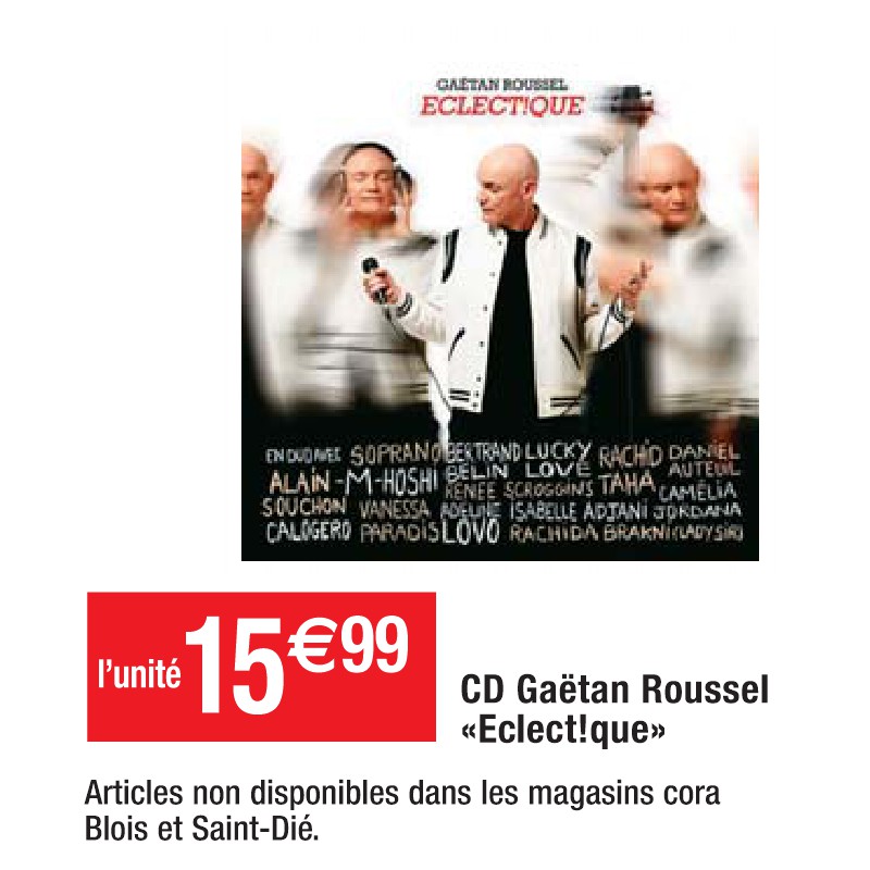 CD Gaëtan Roussel «Eclect!que»