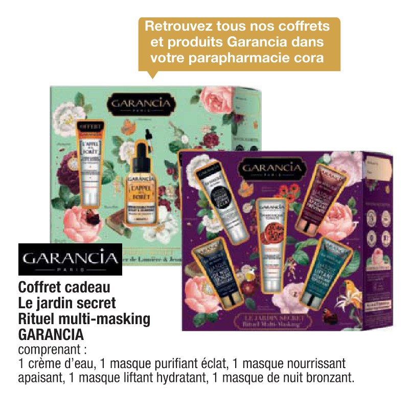 Coffret cadeau Le jardin secret Rituel multi-masking GARANCIA