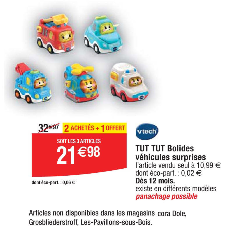 TUT TUT Bolides véhicules surprises