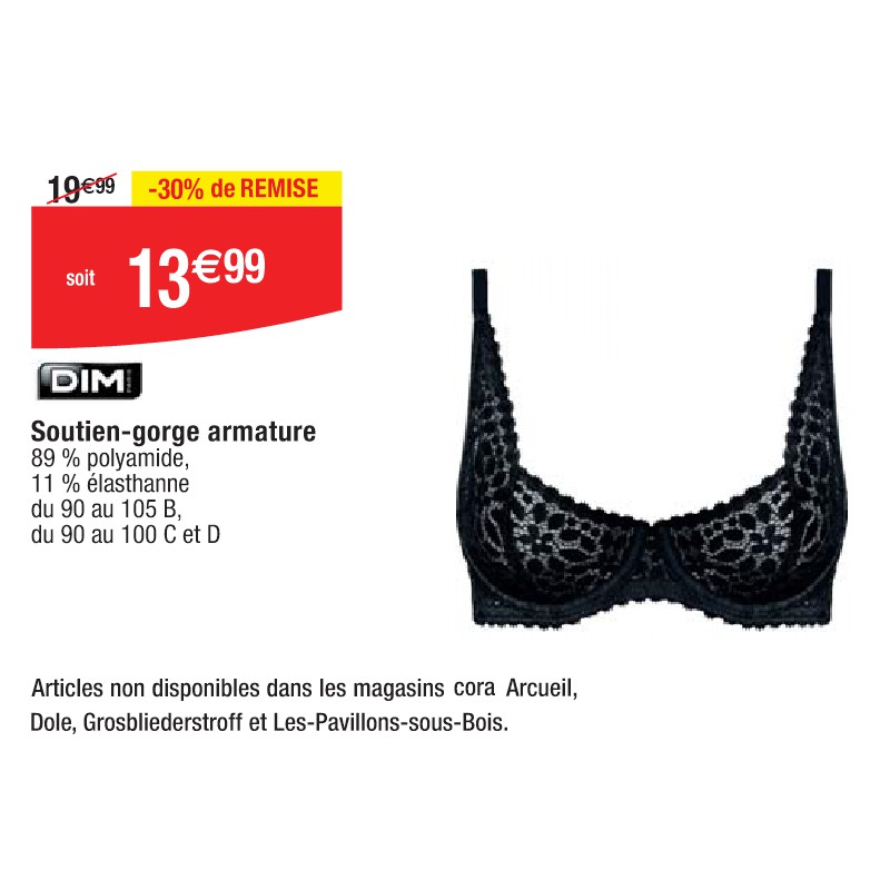 Soutien-gorge armature