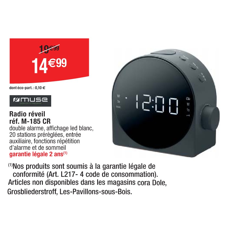 Radio réveil réf. M-185 CR