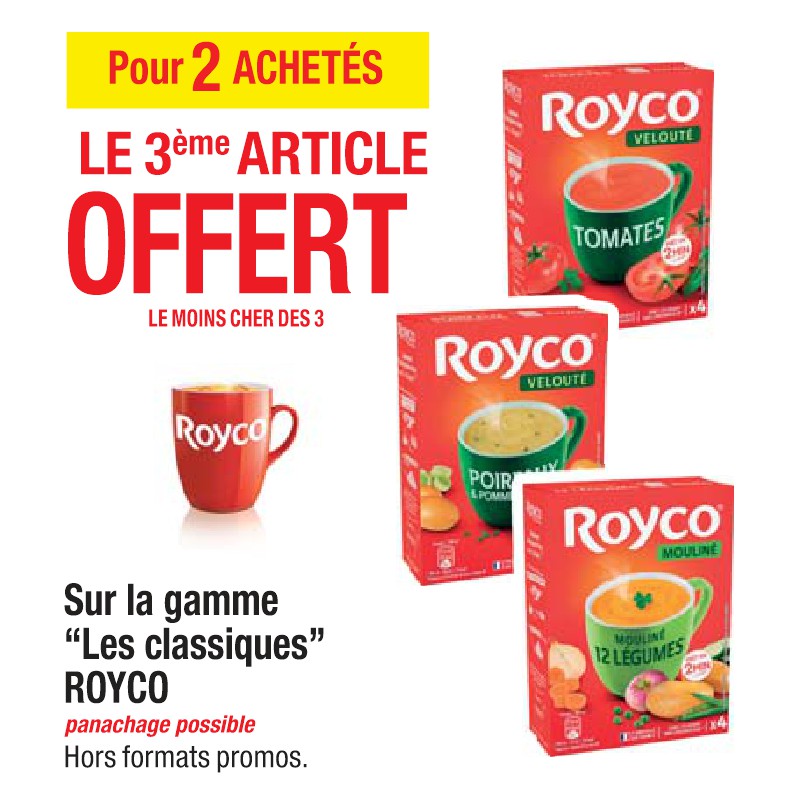 Gamme ‘‘Les classiques’’ ROYCO