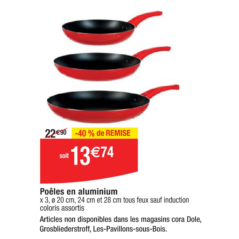 Poêles en aluminium