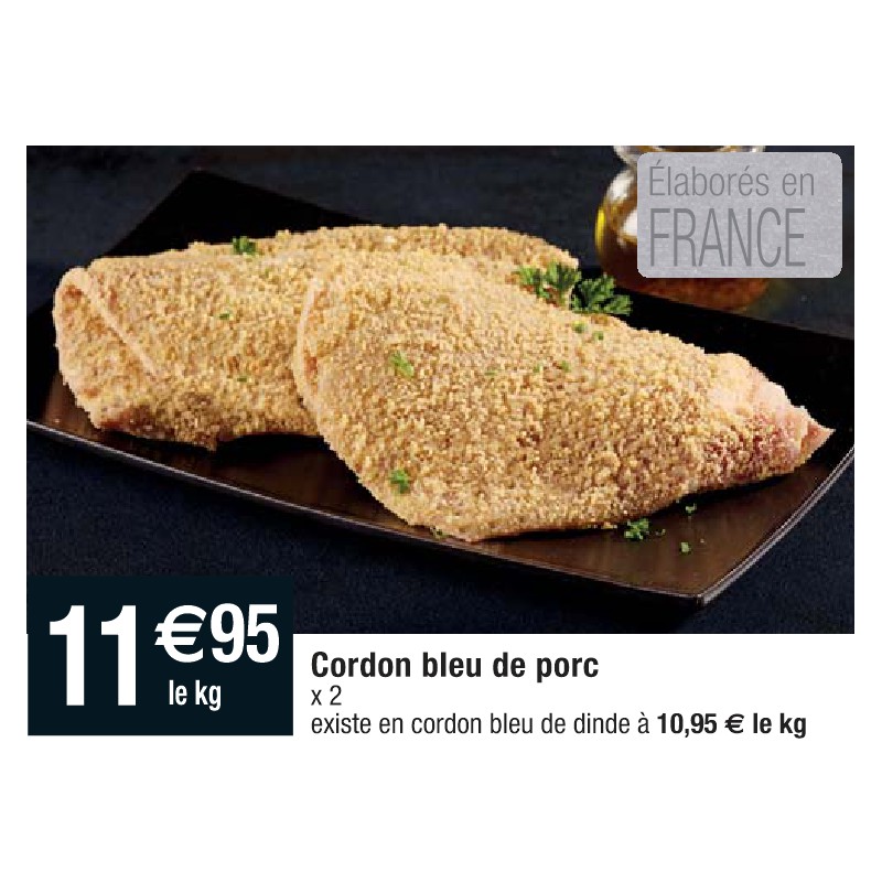 Cordon bleu de porc