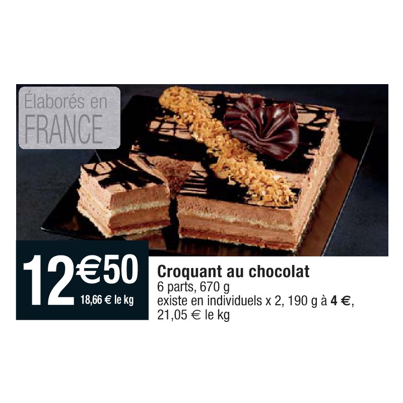 Croquant au chocolat