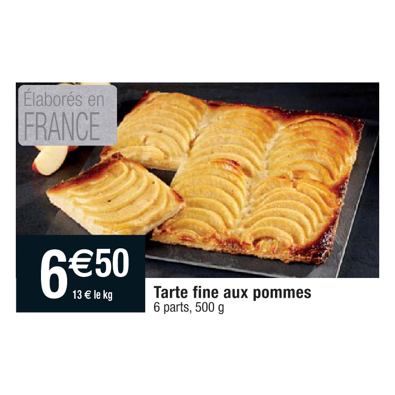 Tarte fine aux pommes