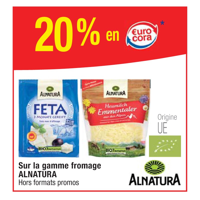 Gamme fromage ALNATURA