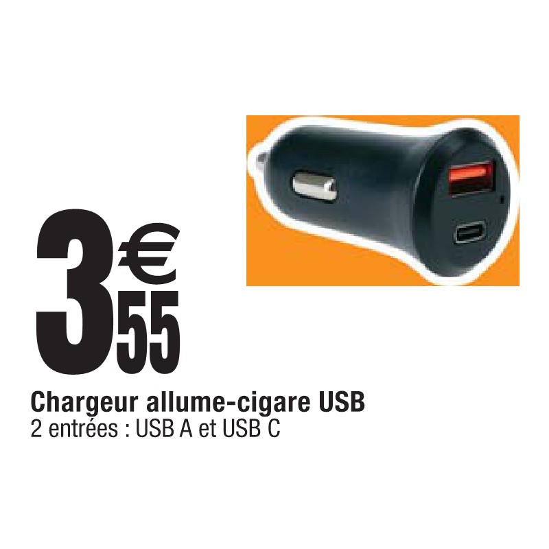 Chargeur allume-cigare USB