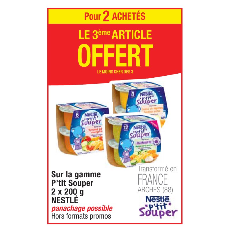 Gamme P’tit Souper 2 x 200 g NESTLÉ