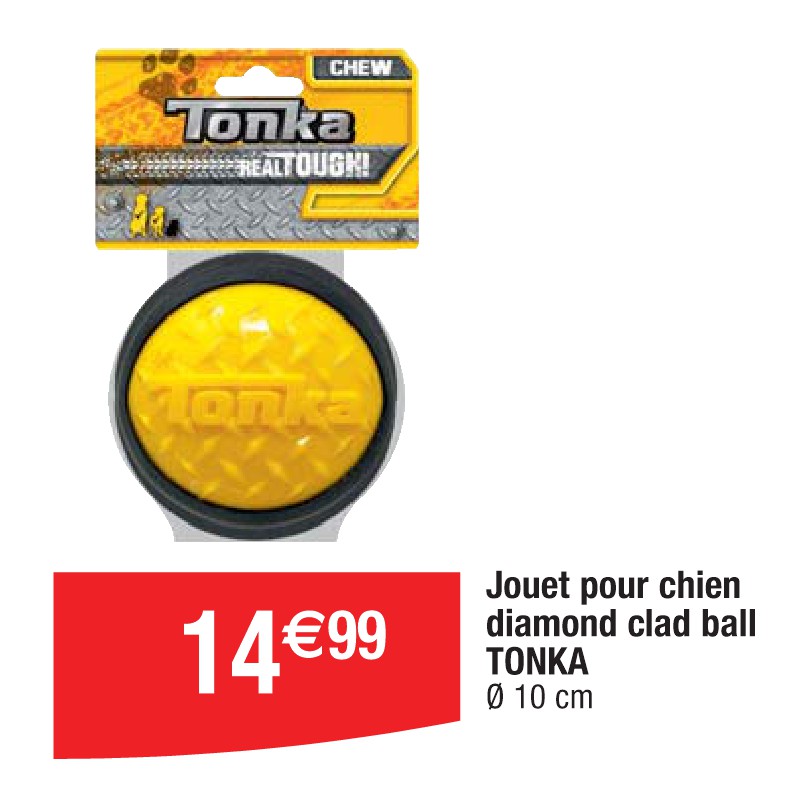 Jouet pour chien diamond clad ball TONKA