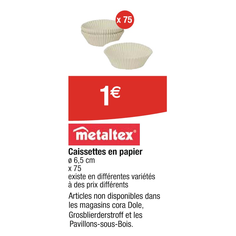 Caissettes en papier