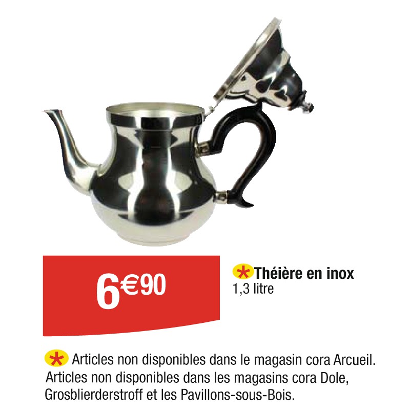 Théière en inox