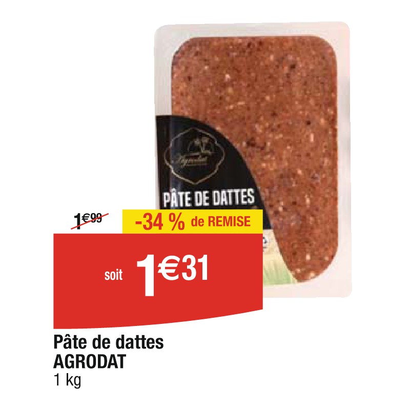 Pâte de dattes AGRODAT