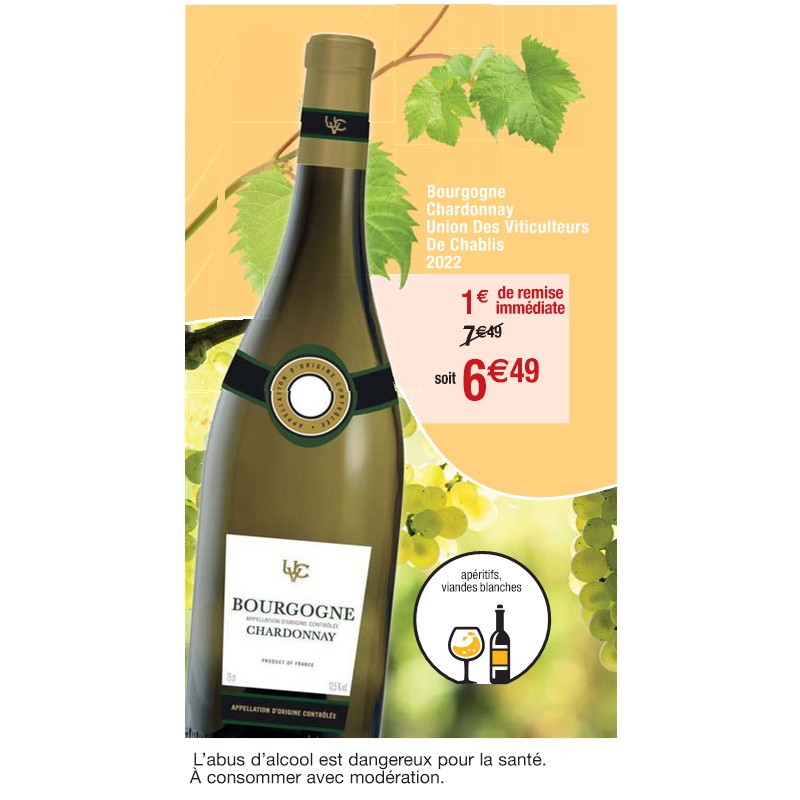 Bourgogne Chardonnay Union Des Viticulteurs De Chablis 2022