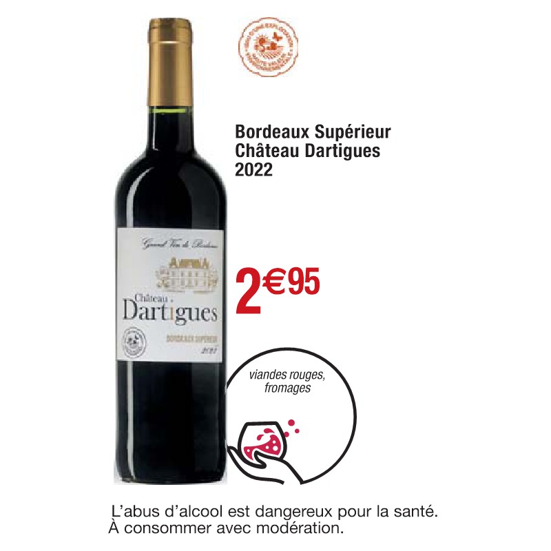 Bordeaux Supérieur Château Dartigues 2022