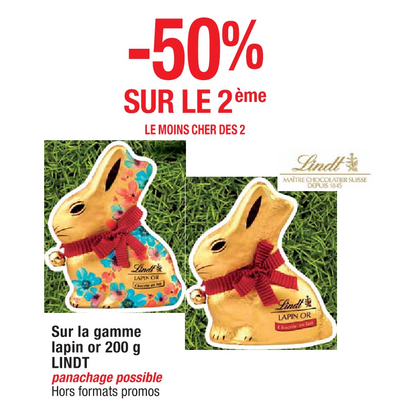 Gamme lapin or 200 g LINDT