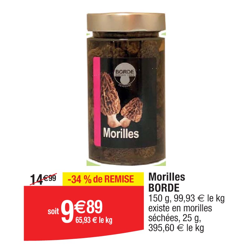 Morilles BORDE