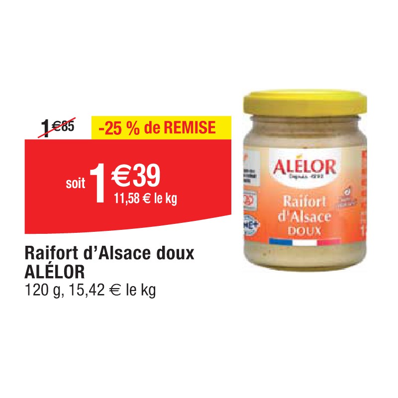 Raifort d’Alsace doux ALÉLOR