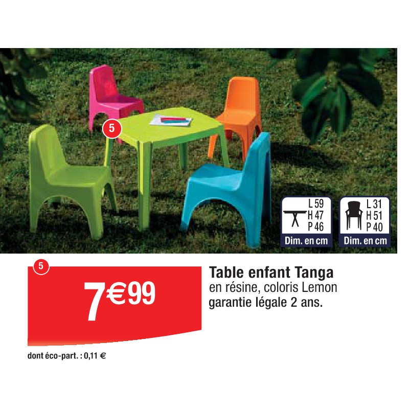 Table enfant Tanga