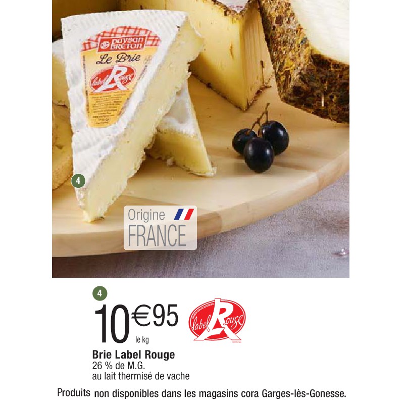 Brie Label Rouge