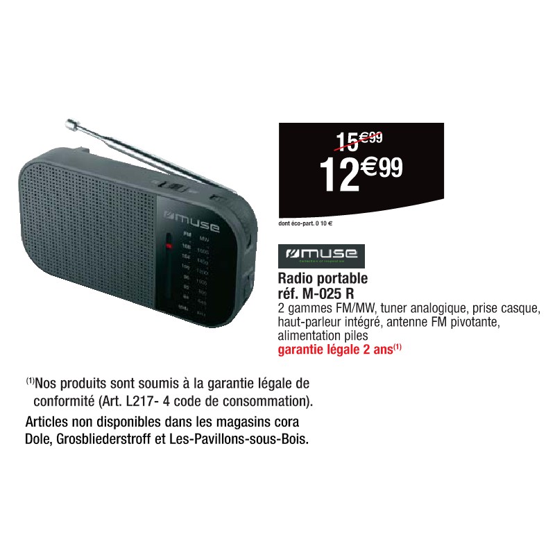 Radio portable réf. M-025 R