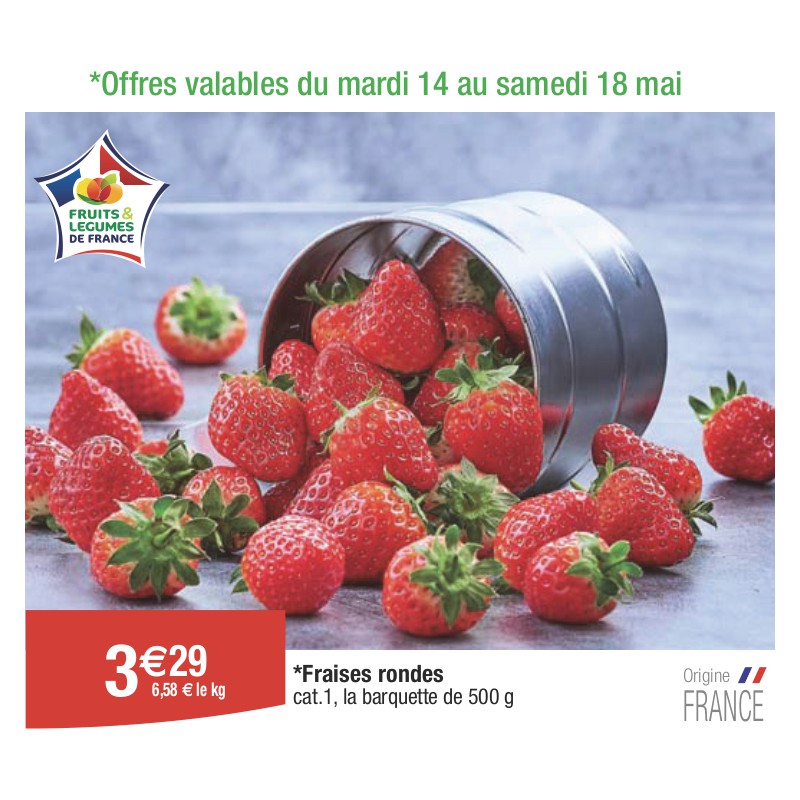 Fraises rondes