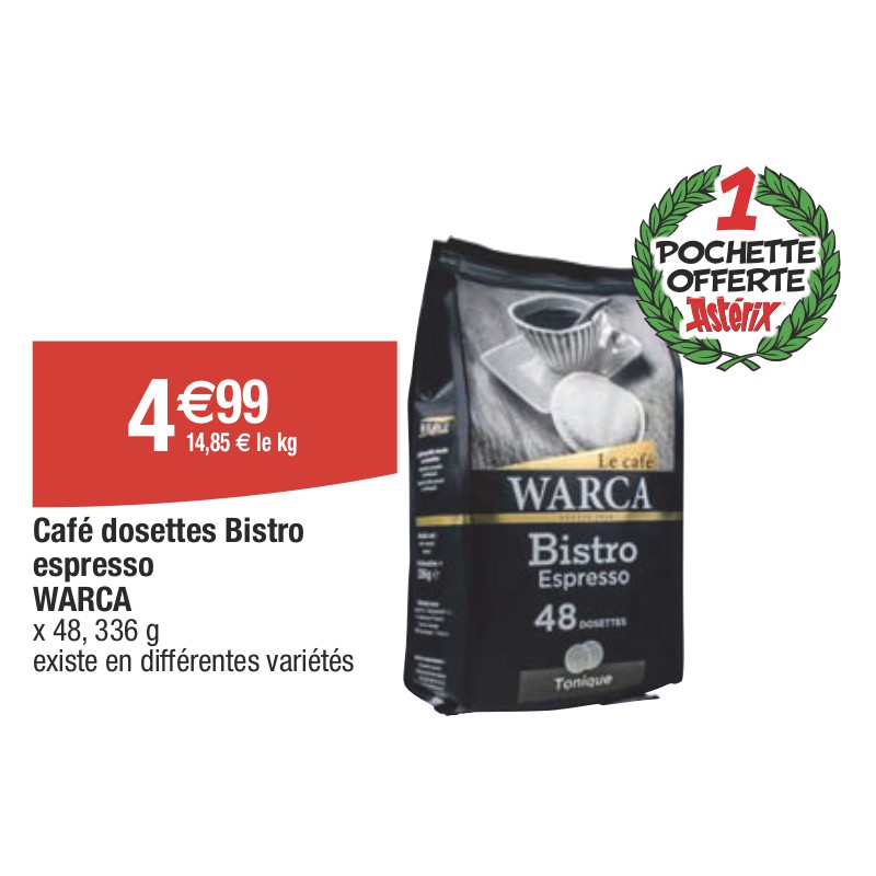 Café dosettes Bistro espresso WARCA