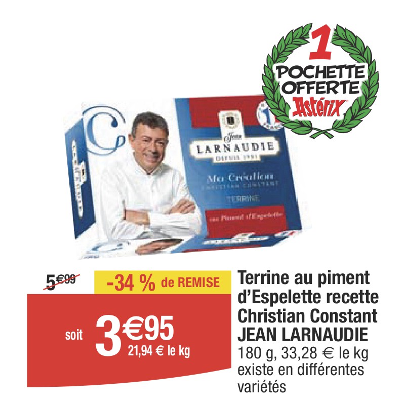 Terrine au piment d’Espelette recette Christian Constant JEAN LARNAUDIE