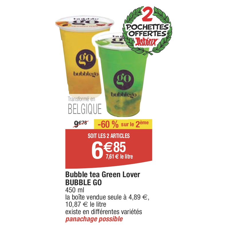 Bubble tea Green Lover BUBBLE GO