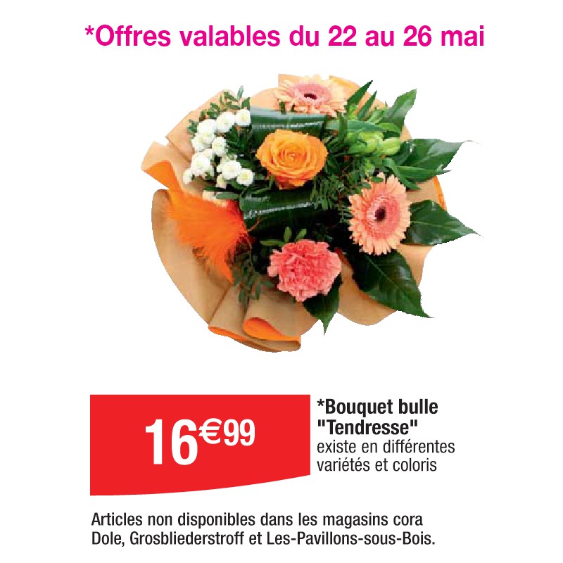 Bouquet bulle ''Tendresse''